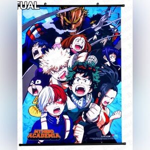 My Hero Academia - Group Wall Scroll Poster